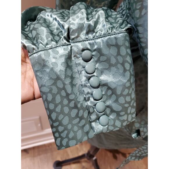 Fashion Nova "You Better Work" Green Polyester Long Sleeve Knee Length Size XL - Picture 4 of 14